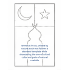 "Bright Sky" Luxury Cowhide Prayer Mat | Gift Boxed Set
