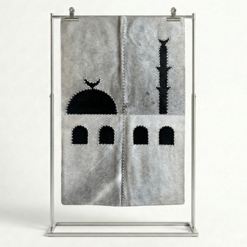 "Bright Day" Luxury Cowhide Prayer Mat | Gift Boxed Set