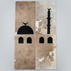 "Bright Day" Luxury Cowhide Prayer Mat | Gift Boxed Set
