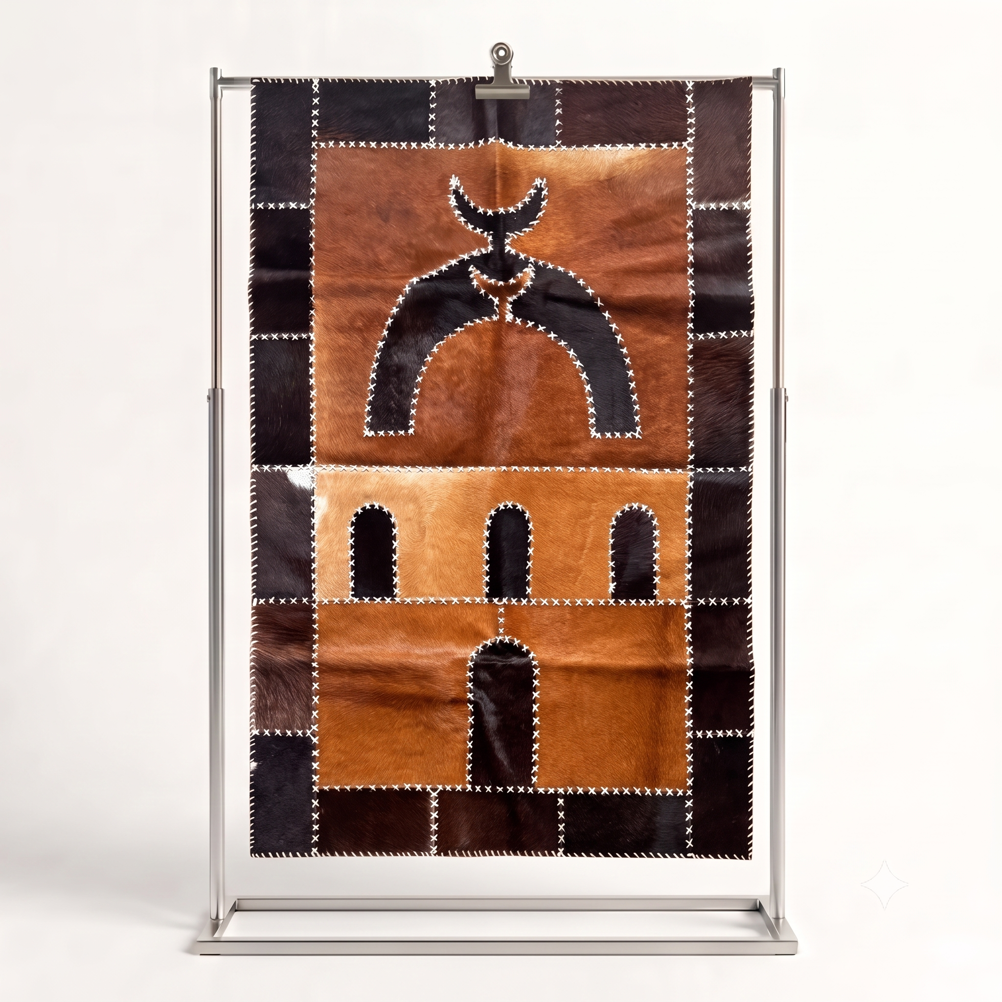 "Twin Moon" Luxury Cowhide Prayer Mat | Gift Boxed Set