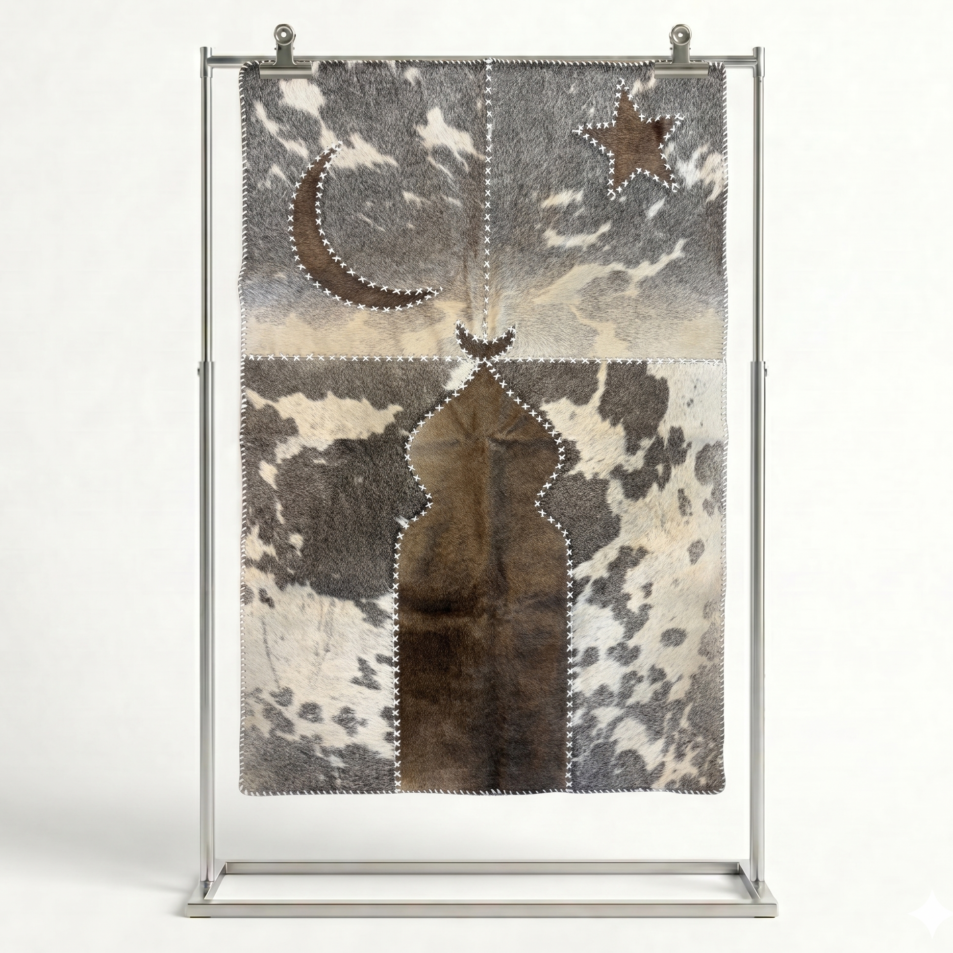 "Bright Sky" Luxury Cowhide Prayer Mat | Gift Boxed Set