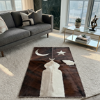 "Night Sky" Luxury Cowhide Prayer Mat | Gift Boxed Set