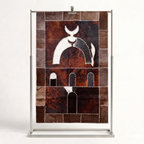 "Twin Moon" Luxury Cowhide Prayer Mat | Gift Boxed Set