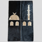 "Bright Night" Luxury Cowhide Prayer Mat | Gift Boxed Set